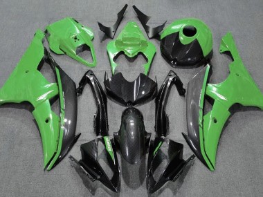 Shop Gloss Green and Carbon Yamaha R6 Motorcycle Fairings 08-16