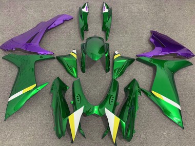 Shop Gloss Green and Purple Suzuki GSXR750 Motorcycle Fairings 11-20