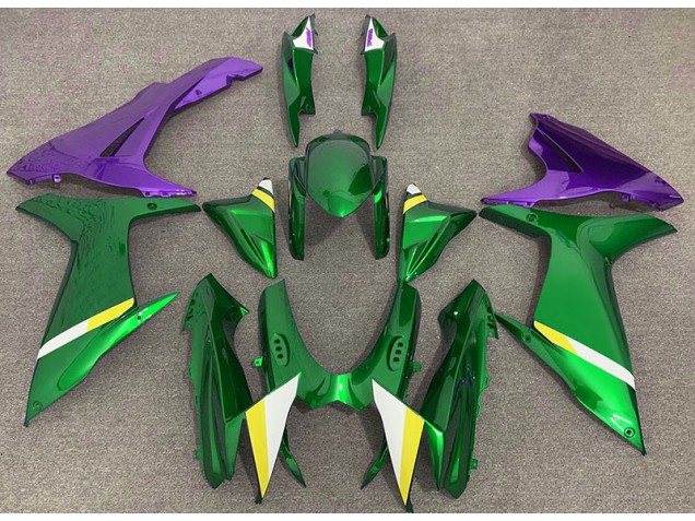 Shop Gloss Green and Purple Suzuki GSXR750 Motorcycle Fairings 11-20