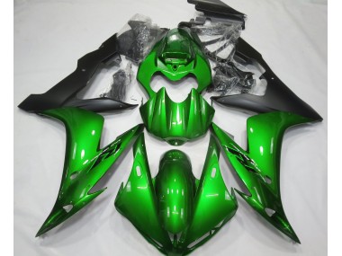 Shop Gloss Green & Black Yamaha R1 Motorcycle Fairings 04-06