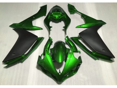 Shop Gloss Green & Black Yamaha R1 Motorcycle Fairings 07-08