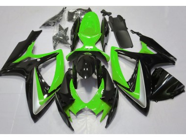 Shop Gloss Green Debadged Suzuki GSXR750 Motorcycle Fairings 06-07