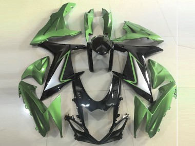 Shop Gloss Green Edges Suzuki GSXR750 Motorcycle Fairings 11-20