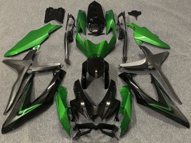 Shop Gloss Green & Green R Suzuki GSXR750 Motorcycle Fairings 08-10