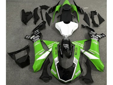 Shop Gloss Green Logo Style Yamaha R1 Motorcycle Fairings 15-19