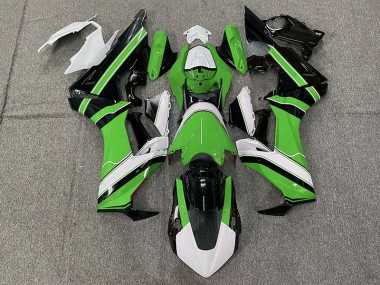 Shop Gloss Green White and Black Honda CBR1000RR Motorcycle Fairings 17-19