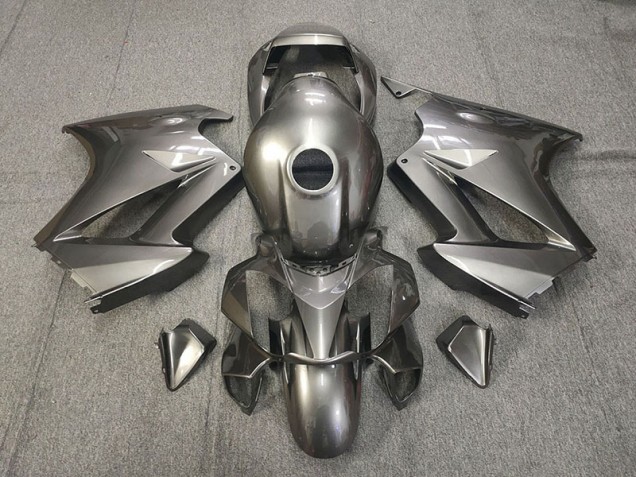 Shop Gloss Grey Honda VFR800 Motorcycle Fairings 02-12