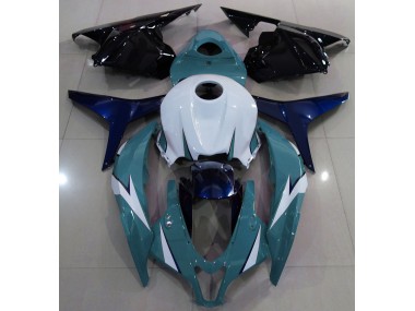 Shop Gloss Light Blue and Blue Honda CBR600RR Motorcycle Fairings 09-12