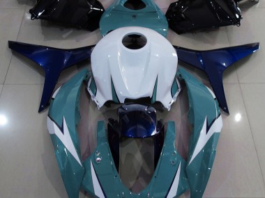 Shop Gloss Light Blue and Blue Honda CBR600RR Motorcycle Fairings 09-12