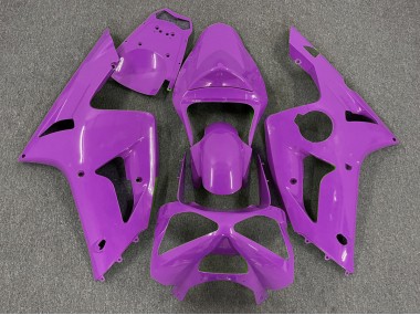 Shop Gloss Magenta Plain Kawasaki ZX6R Motorcycle Fairings 03-04