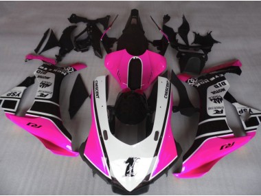 Shop Gloss Pink & White Yamaha R1 Motorcycle Fairings 15-19