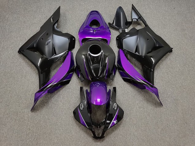 Shop Gloss Purple and Black Honda CBR600RR Motorcycle Fairings 09-12