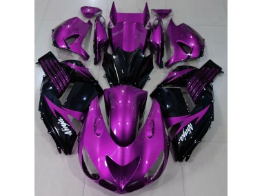 Shop Gloss Purple and Black Kawasaki ZX14R Motorcycle Fairings 06-11