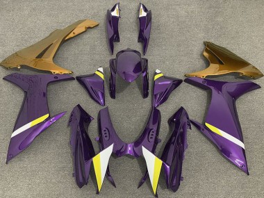 Shop Gloss Purple and Gold Suzuki GSXR750 Motorcycle Fairings 11-20