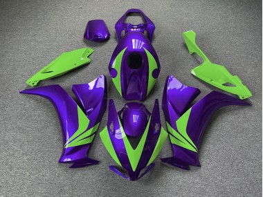 Shop Gloss Purple and Green Honda CBR1000RR Motorcycle Fairings 12-16