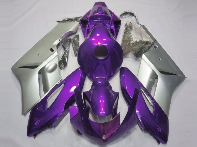 Shop Gloss Purple and Silver Honda CBR1000RR Motorcycle Fairings 04-05