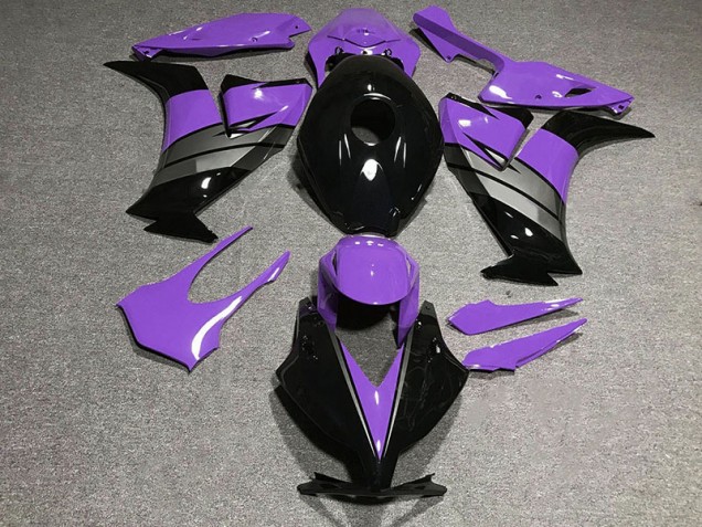 Shop Gloss Purple Black and Gray Honda CBR1000RR Motorcycle Fairings 12-16