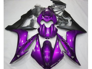 Shop Gloss Purple & Black Yamaha R1 Motorcycle Fairings 04-06