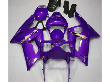 Shop Gloss Purple Kawasaki ZX6R Motorcycle Fairings 03-04