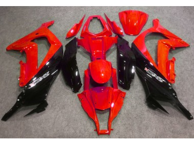 Shop Gloss Red and Black Kawasaki ZX10R Motorcycle Fairings 16-19