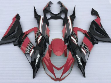 Shop Gloss Red and Black Kawasaki ZX6R Motorcycle Fairings 13-18