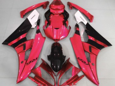 Shop Gloss Red and Black Yamaha R6 Motorcycle Fairings 06-07