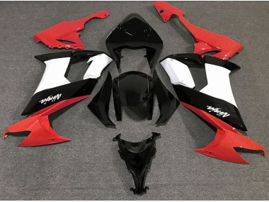 Shop Gloss Red Black and White Kawasaki ZX10R Motorcycle Fairings 08-10