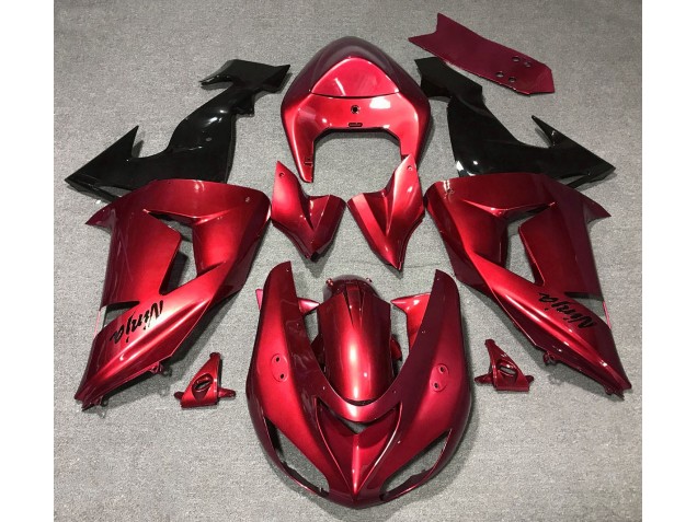 Shop Gloss Red Kawasaki ZX10R Motorcycle Fairings 06-07