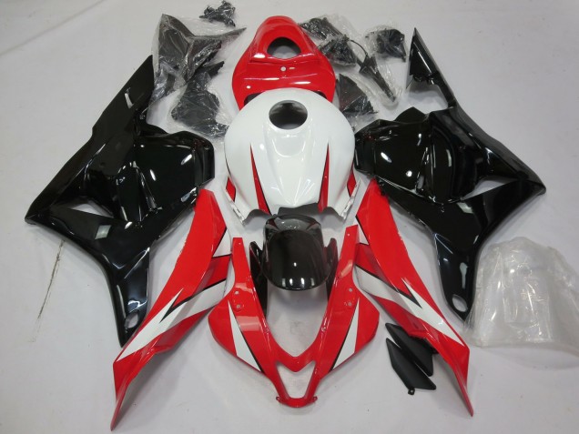 Shop Gloss Red White and Black Honda CBR600RR Motorcycle Fairings 09-12