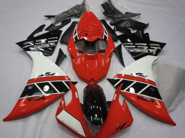 Shop Gloss Red White and Black Yamaha R1 Motorcycle Fairings 13-14