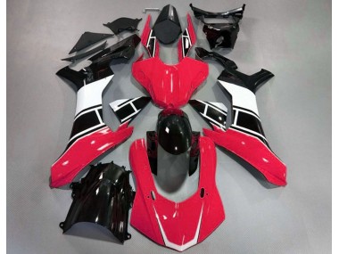 Shop Gloss Red White and Black Yamaha R1 Motorcycle Fairings 15-19