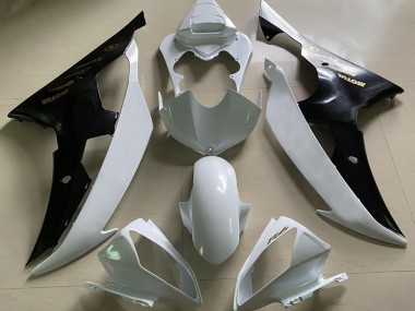 Shop Gloss White and Black & Gold Yamaha R6 Motorcycle Fairings 08-16