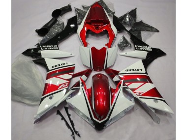 Shop Gloss White and Red Yamaha R1 Motorcycle Fairings 07-08