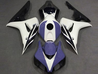 Shop Gloss White Blue and Black Honda CBR1000RR Motorcycle Fairings 06-07