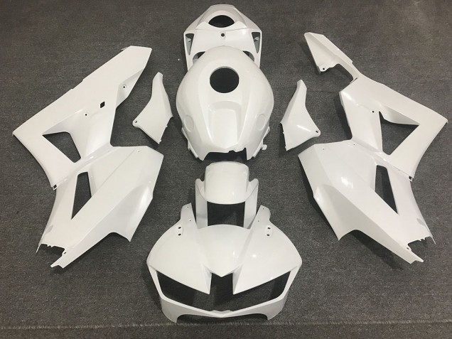 Shop Gloss White Honda CBR600RR Motorcycle Fairings 13-20