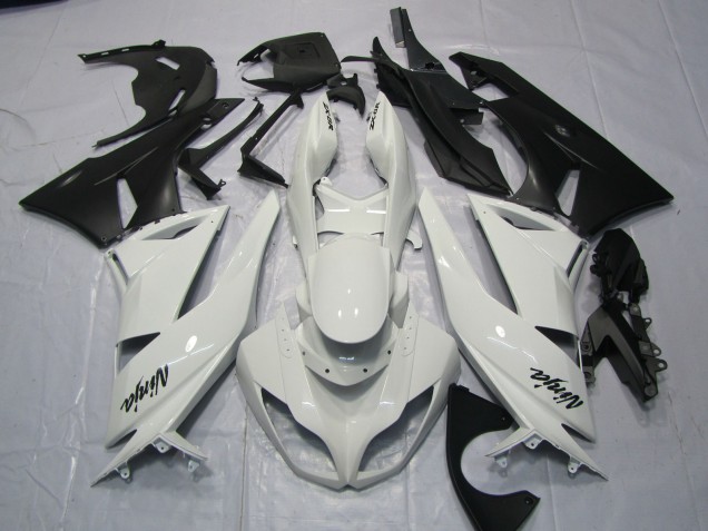 Shop Gloss White Kawasaki ZX6R Motorcycle Fairings 09-12