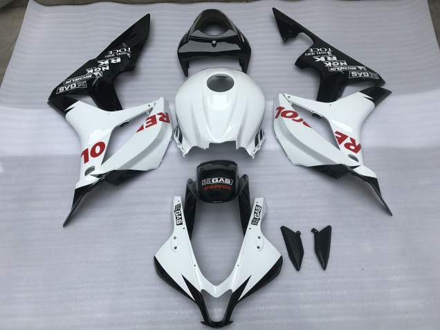 Shop Gloss White & Red Repsol Honda CBR600RR Motorcycle Fairings 07-08