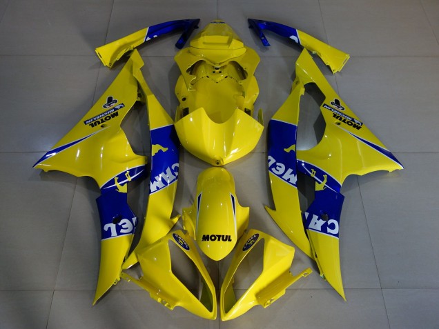 Shop Gloss Yellow Camel Yamaha R6 Motorcycle Fairings 08-16