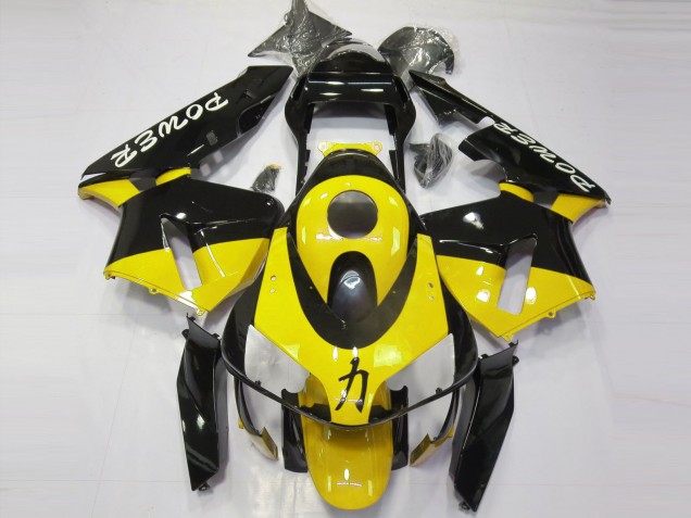 Shop Gloss Yellow Power Honda CBR600RR Motorcycle Fairings 03-04