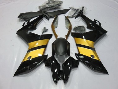 Shop Gold Black CBR Design Honda CBR600F Motorcycle Fairings 11-12