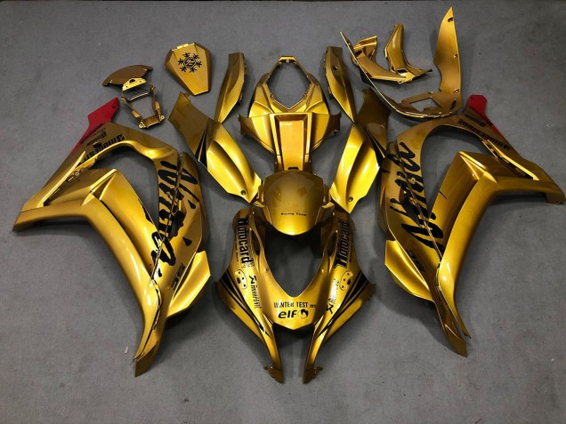 Shop Gold Kawasaki ZX10R Motorcycle Fairings 16-19