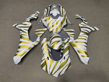 Shop Gold Zebra Yamaha R1 Motorcycle Fairings 15-19