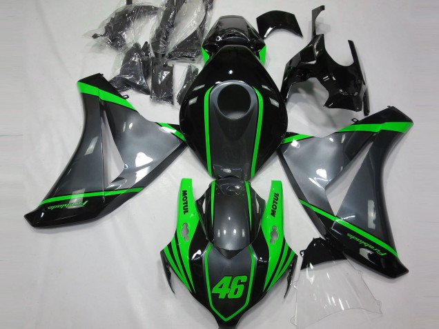 Shop Gray Motul & Green Honda CBR1000RR Motorcycle Fairings 08-11