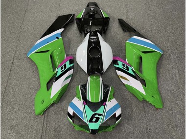 Shop Green 6 Honda CBR1000RR Motorcycle Fairings 04-05