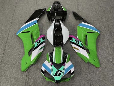 Shop Green 6 Honda CBR1000RR Motorcycle Fairings 04-05