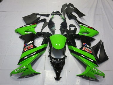 Shop Green and Black Kawasaki ZX10R Motorcycle Fairings 08-10