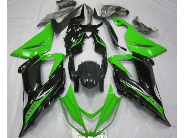 Shop Green and Black Kawasaki ZX6R Motorcycle Fairings 13-18