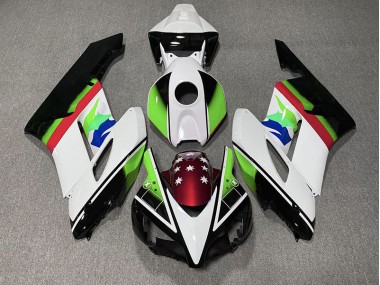 Shop Green and Red Flag Honda CBR1000RR Motorcycle Fairings 04-05