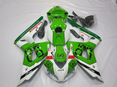 Shop Green and White Honda CBR1000RR Motorcycle Fairings 06-07