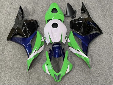 Shop Green and White Honda CBR600RR Motorcycle Fairings 09-12